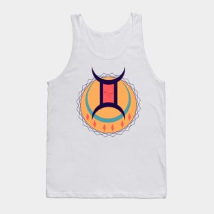 Retro Triad Constellation of The Gemini Tank Top